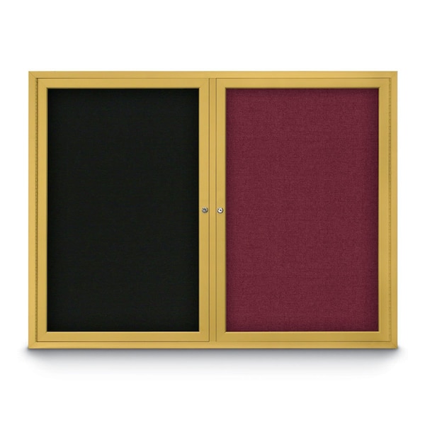 Corkboard, Rubber Backing/Black, 42" x 32"